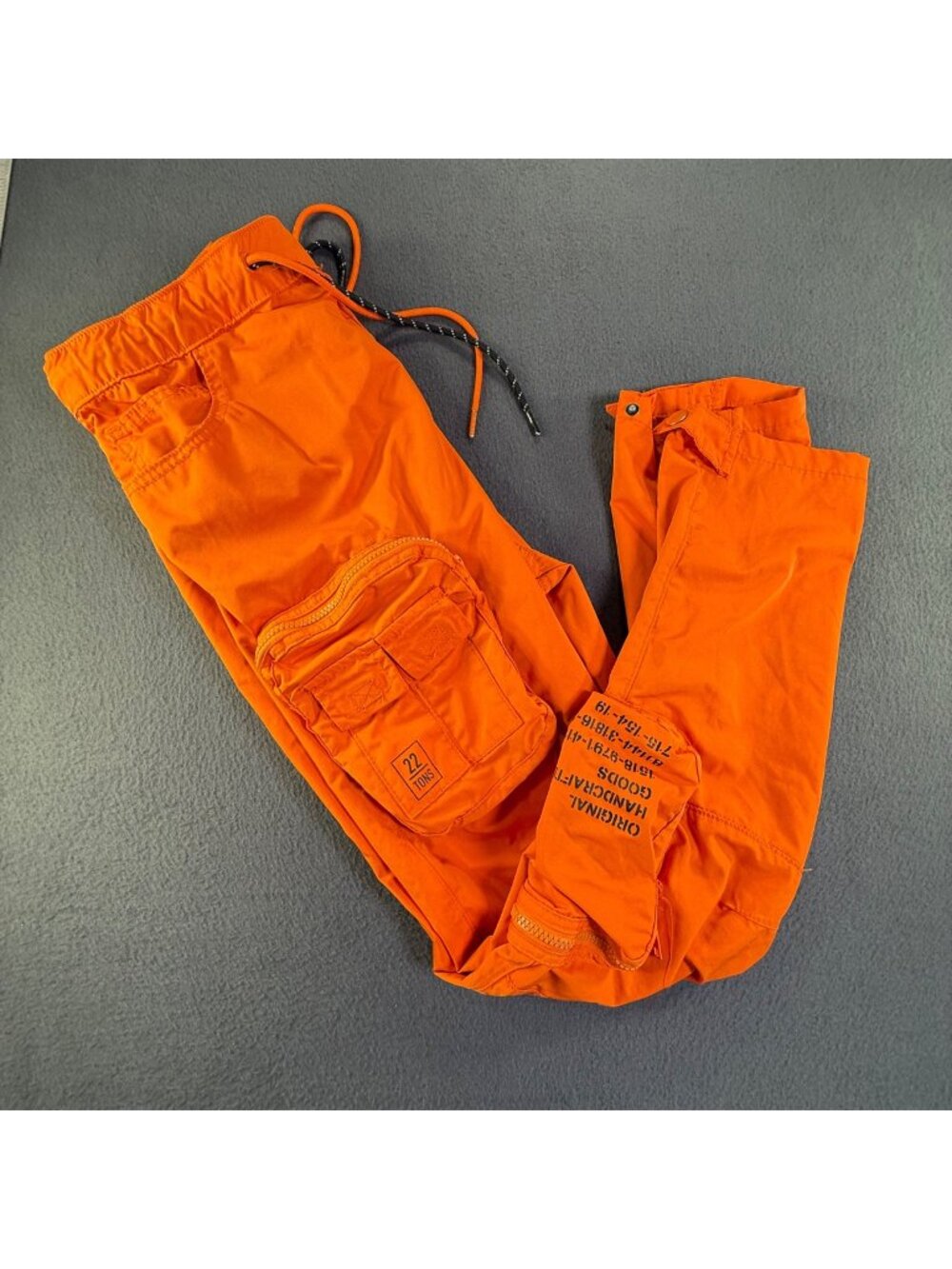 Smoke Rise Orange Large Pocket Cargo Pants Men's Size XL/31" Inseam